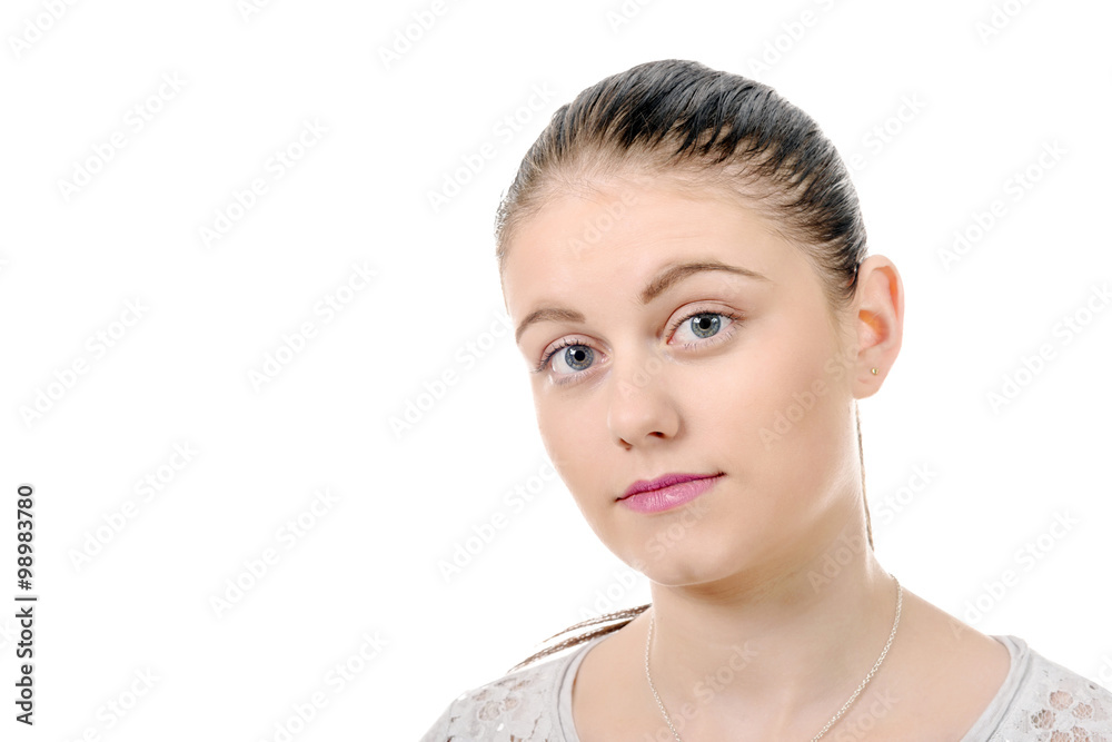 beauty girl. portrait of beautiful young woman looking at camera beauty girl. portrait of beautiful young woman looking at camera