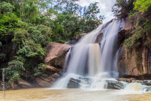 National waterfall   friendship Thailand - Laos