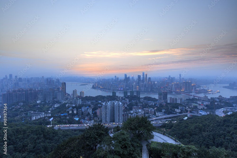 China Chongqing city skyline
