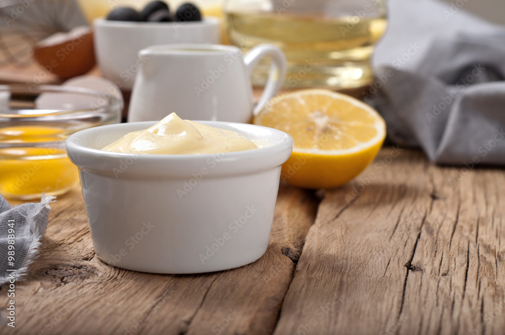 homemade the mayonnaise with products for making mayonnaise homemade the mayonnaise with products for making mayonnaise