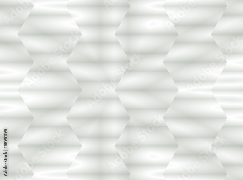 Abstract white gradient hexagons