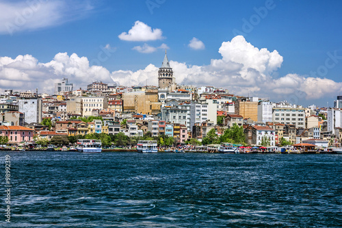 Galata tower in Istanbul, Turkey.