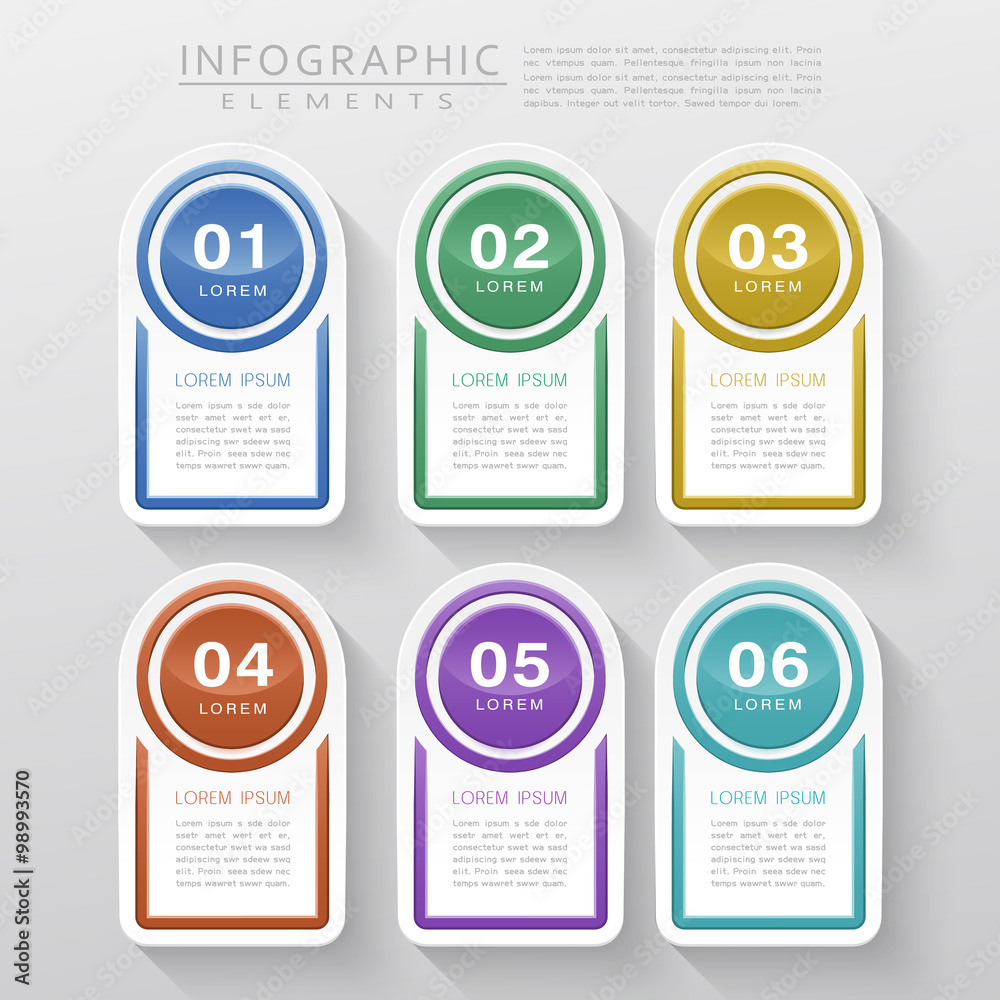 colorful infographic design colorful infographic design
