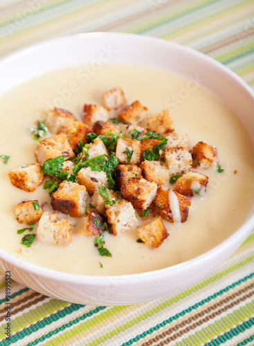 Chestnut cream soup