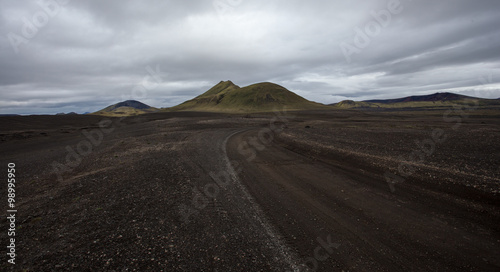 Strada sterrata in Islanda