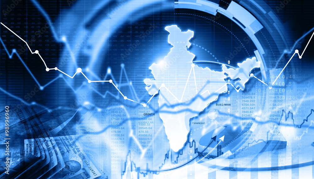 Fototapeta premium Financial background