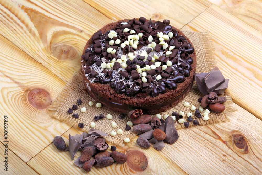 Fototapeta premium Torta al cioccolato