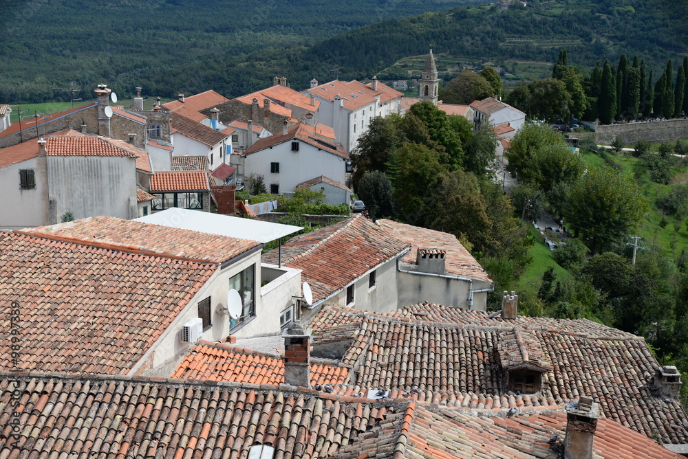 Obraz premium Motovun, Istrien, Kroatien