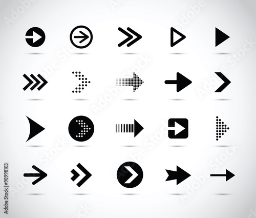 black arrow set