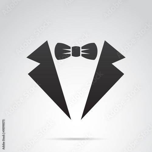 Waiter suit icon. Vector art.
