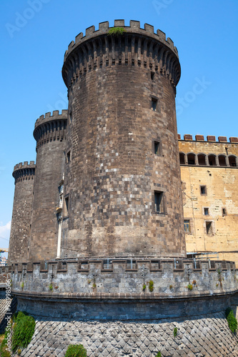 Castel Nouvo, medieval castle in Naples, Italy © evannovostro