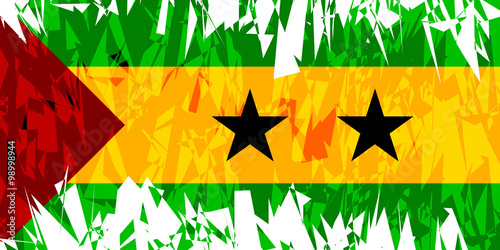 Flag of Sao Tome and Principe.