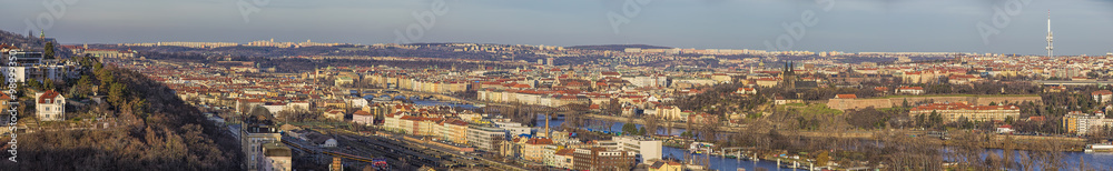 Sweeping Panorama of Prague