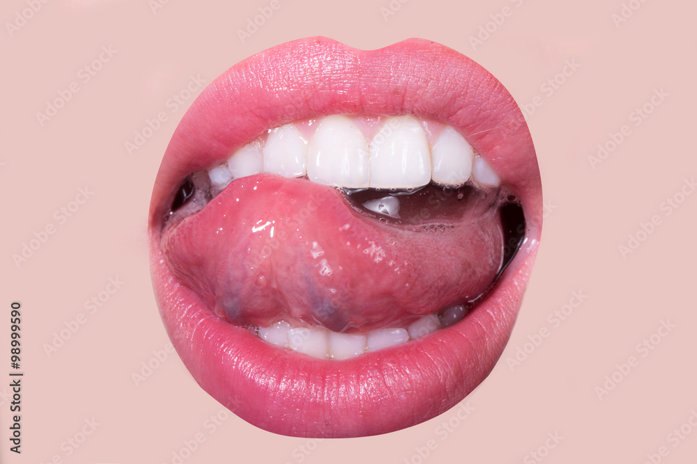 Obraz premium Dental female smile