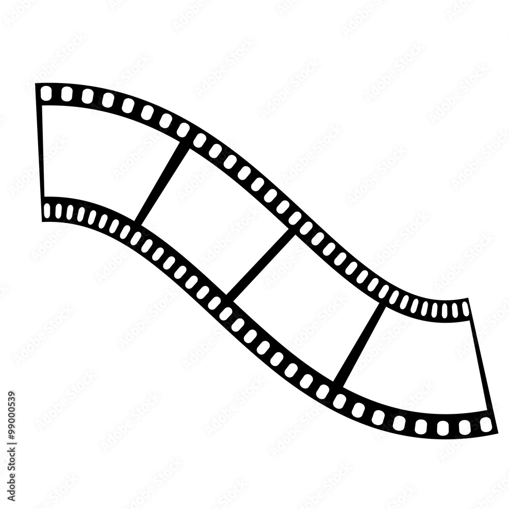 Filmstrip illustration vector