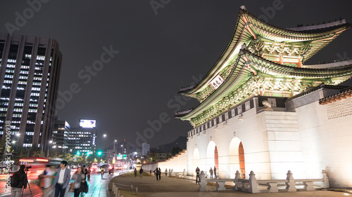 Seoul ,South Korea 26 Oct 2015 - Beautiful Architecture in Gyeon