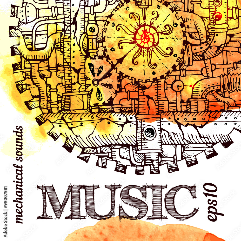 steampunk hand drawn steampunk hand drawn