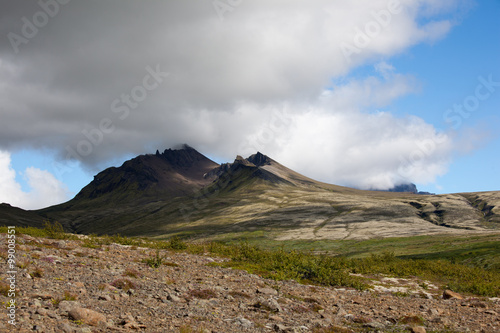 Montagna lavica in Islanda