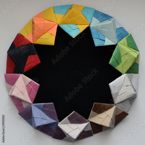 Obraz na plátně origami