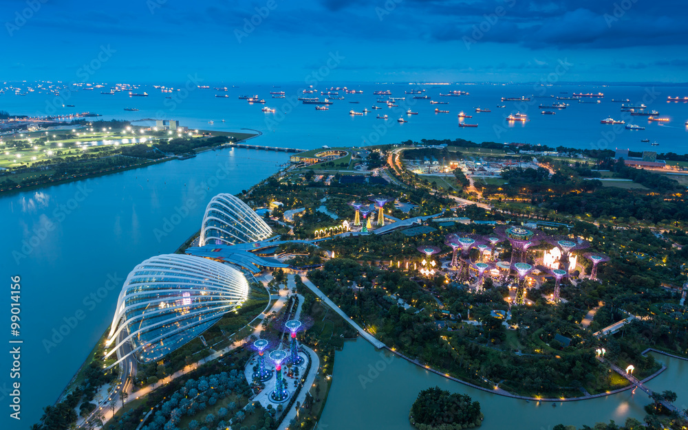 Marina bay in Singapore