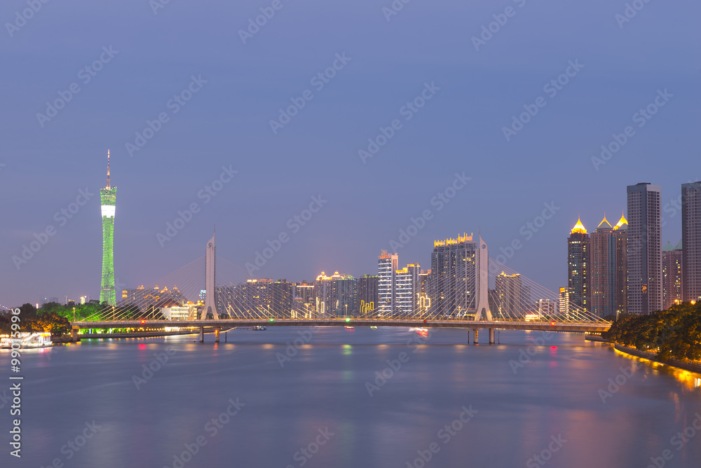 cityscape of Guangzhou, China