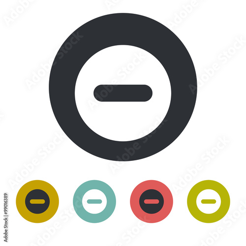 Button sound minus icon