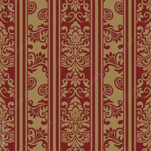 Vintage ornamental template with pattern