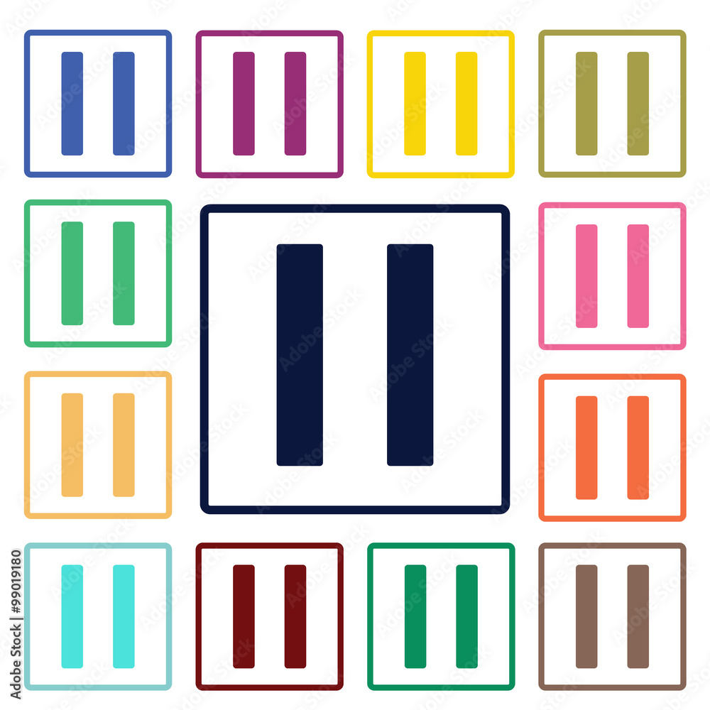 Pause button icon Pause button icon