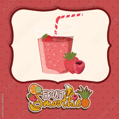 fruit smoothie design 