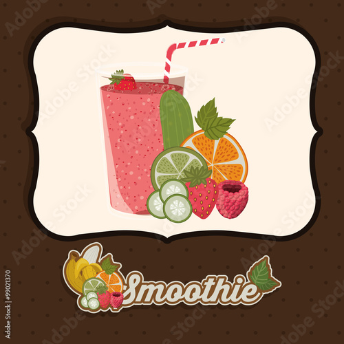 fruit smoothie design 