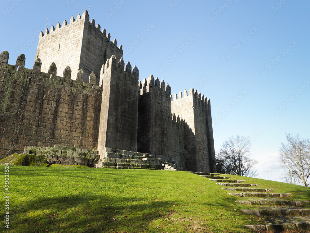Guimaraes castle, northern of Portugal