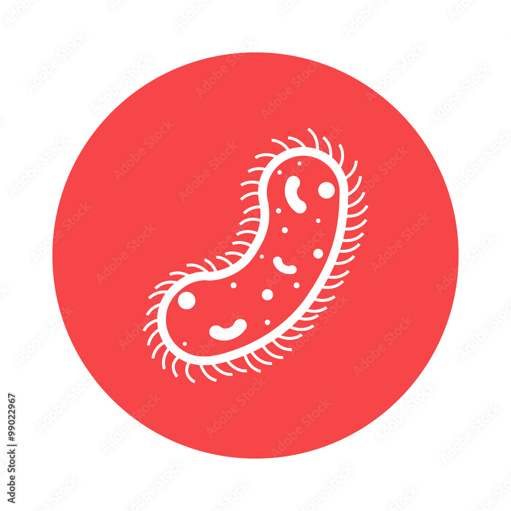 Obraz premium Bacterium icon