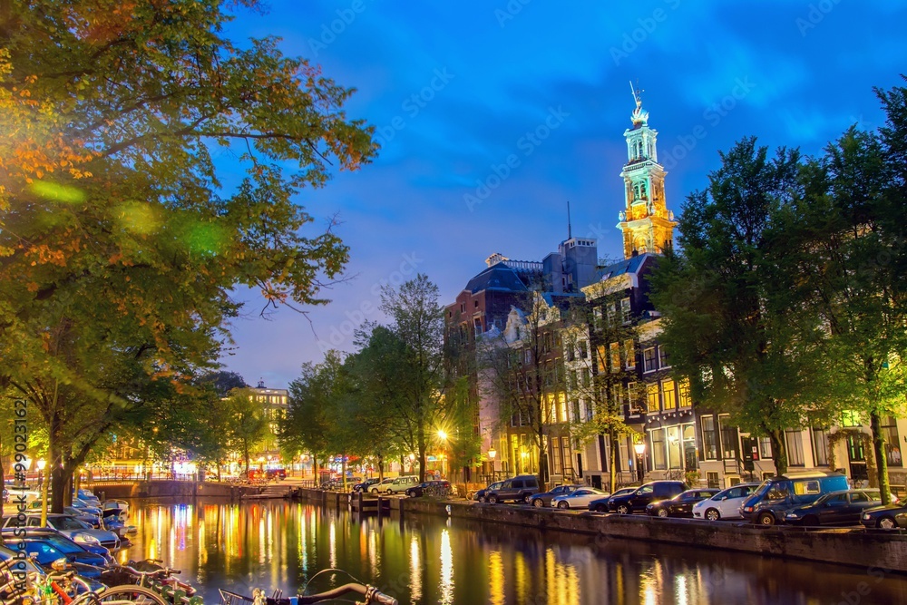 Naklejka premium Amsterdam, Pays-Bas