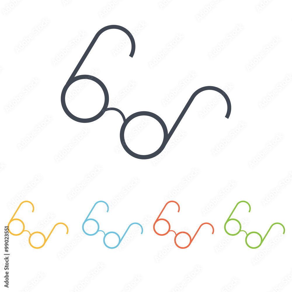 Fototapeta premium Glasses icon