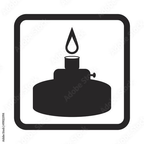 Gas burner icon
