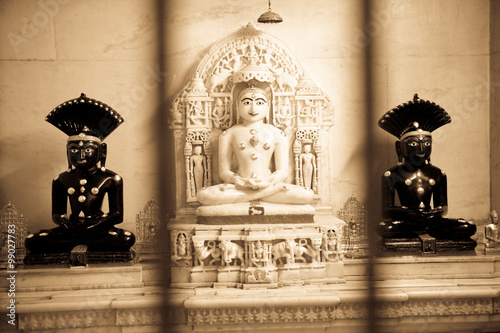 Billede på lærred Ancient Jain idols
