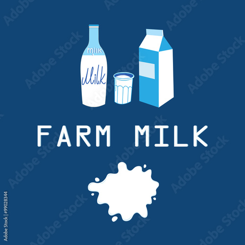 card with milk products