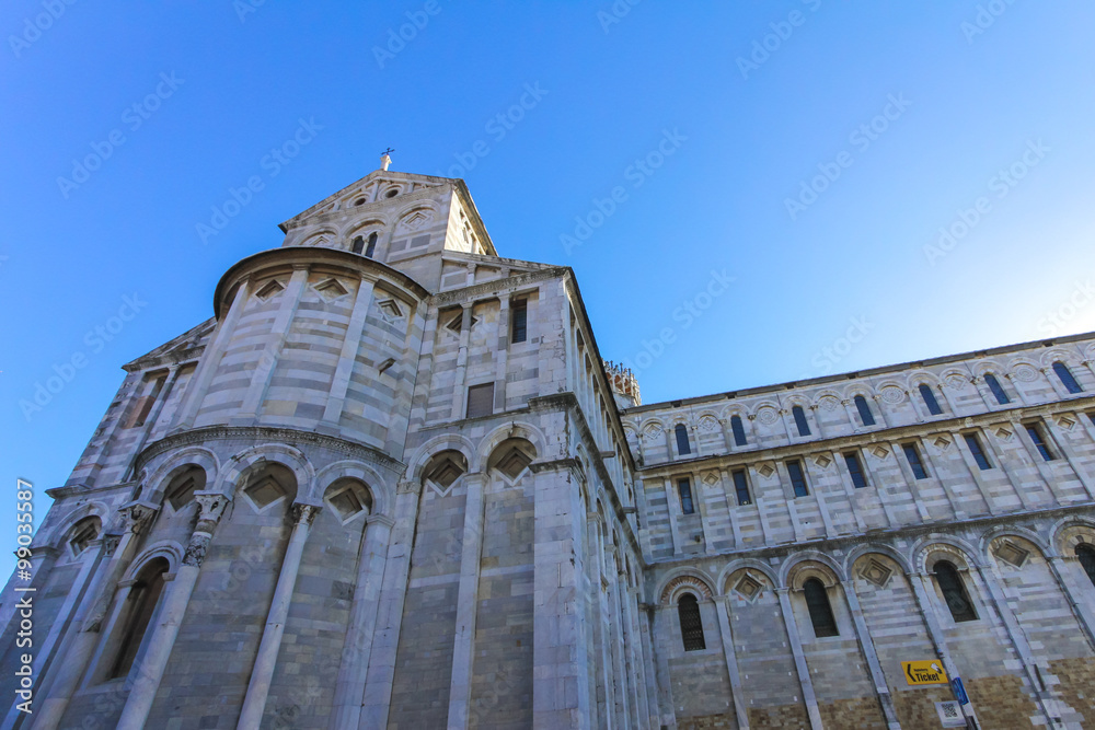 Famous and beautiful Cathedral Duomo di Pisa