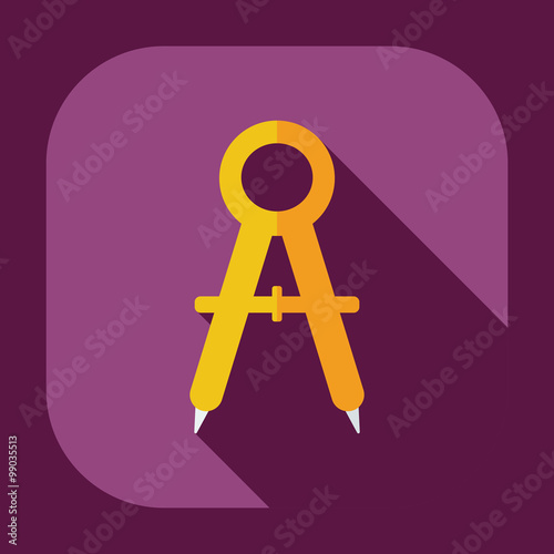 Flat modern design with shadow  Icon dividers