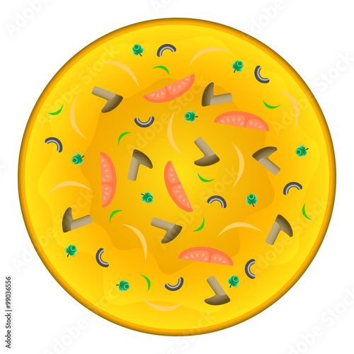 vector pizza