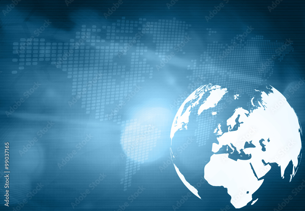 Europe map technology style artwork for your design Europe map technology style artwork for your design