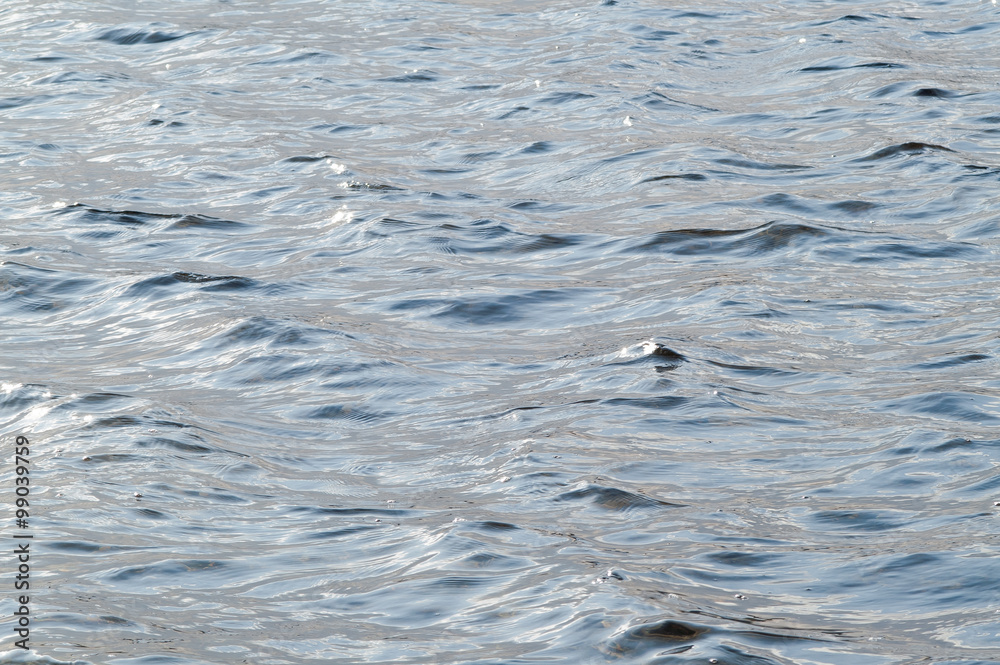 The water surface in the autumn on the river The water surface in the autumn on the river