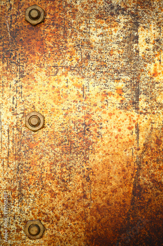 Rusty metal background © bizoo_n