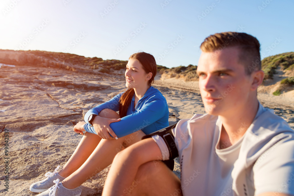 Fototapeta premium Morning run