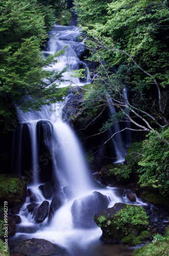 Fototapeta Naklejka Na Ścianę i Meble -  Ryuzu falls at nikko,tochigi,tourism of japan（日光・竜頭の滝）