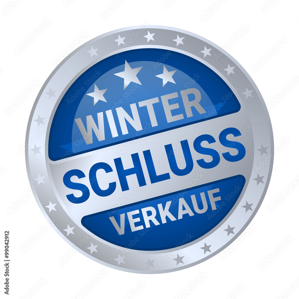 Winter Sale Icon Button