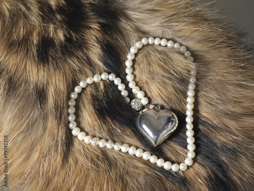 Beads In Shape Of Heart