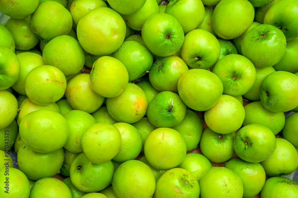 Green vietnamese apple in background Green vietnamese apple in background
