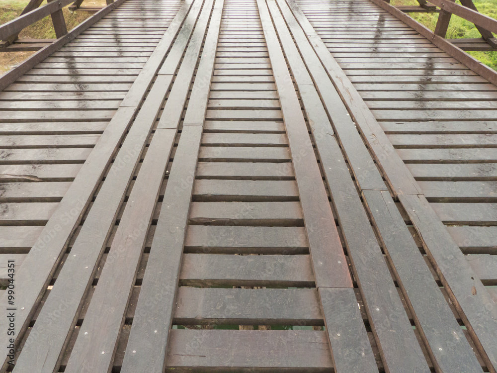 Long Wooden Bridge at Sangkha, Kanchanaburi Thailand Long Wooden Bridge at Sangkha, Kanchanaburi Thailand