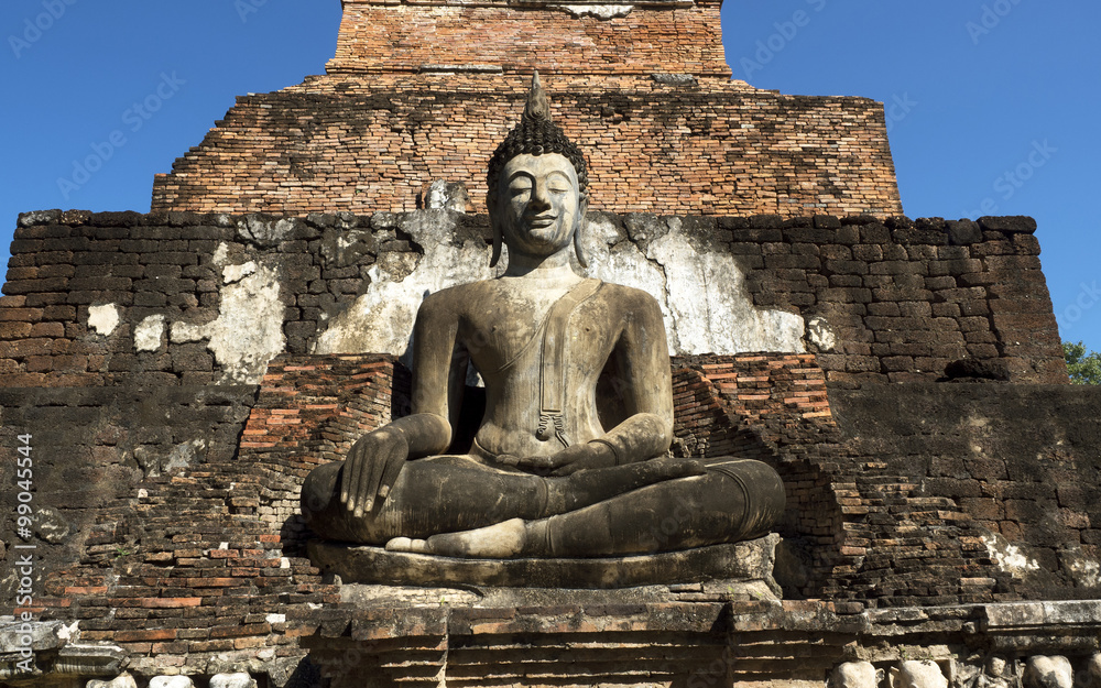 antike Tempelstadt Wat Mahathat in Sukhothai, Thailand